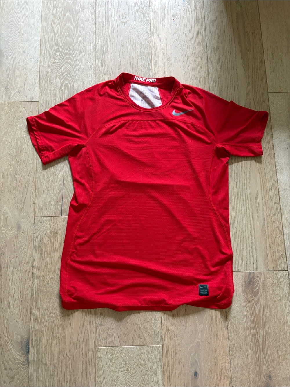 Nike Red Short-Sleeve Athletic Training Tee